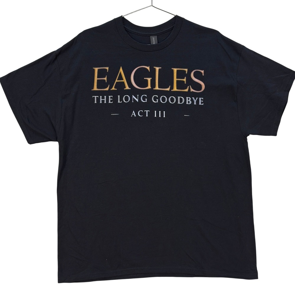 Eagles The Long Goodbye Act III Tour T-Shirt XL Black Classic Rock Souvenir